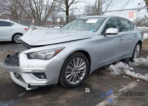 2020 Infiniti Q50 Luxe Awd z USA, uszkodzony, nr VIN JN1EV7AR1LM256547